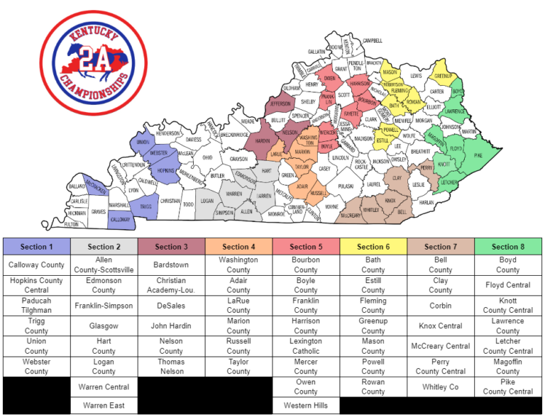 Member Schools KY 2A Championships   Map MemberSchools23 24 768x588 